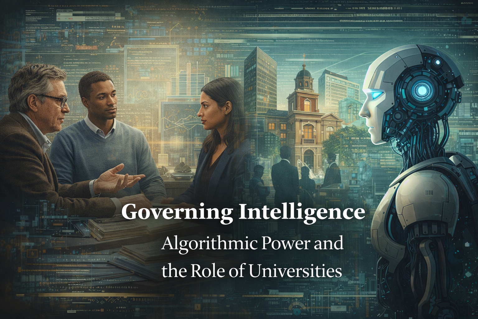 Algorithmic governance, ethics, and university power banner