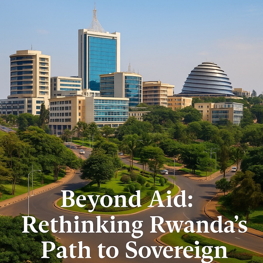A view of Kigali's urban transformation symbolizing Rwanda's shift to sovereign development